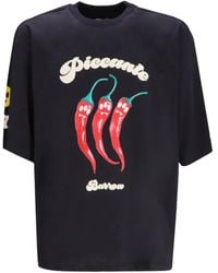 Barrow - T-Shirt mit Chili-Print - Lyst