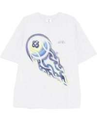 CASABLANCA - T-Shirt mit grafischem Print - Lyst