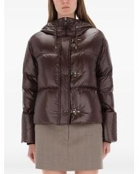 Fay - Hooded toggle Jacket - Lyst