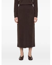 Antonelli - Florida Fine-Knit Slit-Back Skirt - Lyst