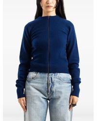 Extreme Cashmere - Cardigan Nª494 Tangerine À Fermeture Zippée - Lyst
