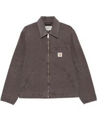 Carhartt - Detroit Jack Met Logopatch En Rits - Lyst