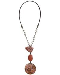 Maliparmi - Collana Prints Inside Con Design Patchwork - Lyst