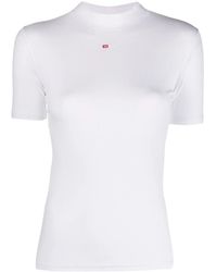 DIESEL - T-Mokky Mock-Neck T-Shirt - Lyst