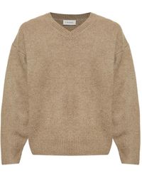 FRAME - V-Neck Sweater - Lyst