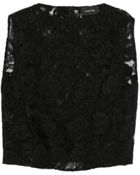 Simone Rocha - Heavy-Lace Sleeveless Top - Lyst