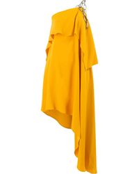 Monse - Shoulder Chain Draped Dress - Lyst