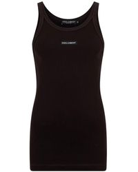 Dolce & Gabbana - Logo-Patch Rib Vest - Lyst