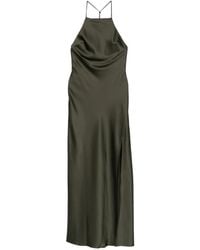 Patrizia Pepe - Satin Halterneck Dress - Lyst