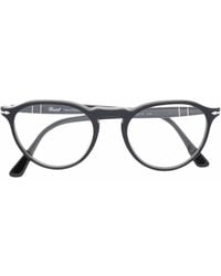Persol - Lunettes De Vue À Monture Ronde - Lyst