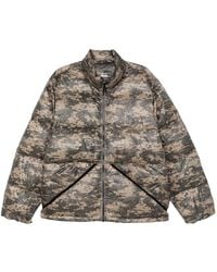 Stussy - Camouflage Zip Jacket - Lyst