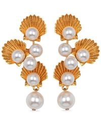 Jennifer Behr - Pendientes Nerida con perla - Lyst