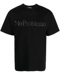 Aries - T-shirt No Problemo con stampa - Lyst