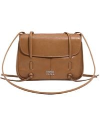 Bimba Y Lola - Honey Leather Mini Flap Bag - Lyst