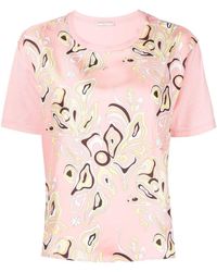 Emilio Pucci - Africana Abstract-print T-shirt - Lyst