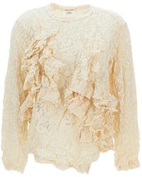 Comme des Garçons - Ruffled Blouse - Lyst