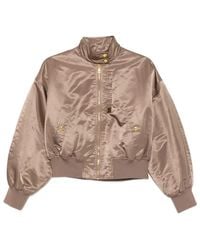 Elisabetta Franchi - Nylon Blouson Jacket - Lyst