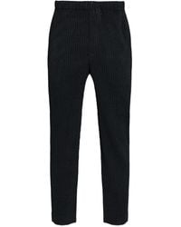 Homme Plissé Issey Miyake - Elasticated-Waist Pleated Trousers - Lyst