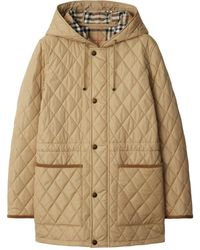 Burberry - Quilted Parka - Lyst
