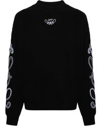 Off-White c/o Virgil Abloh - Sweater Met Bandana Arrow Print - Lyst