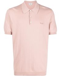 Woolrich - Logo-Embroidered Knitted Polo Shirt - Lyst