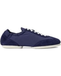 Ralph Lauren - The Suede Pony Ballerina Trainer - Lyst