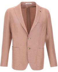 Tagliatore - Patch Pocket Single-Breasted Blazer - Lyst