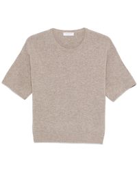 Majestic Filatures - T-Shirt En Maille À Manches Courtes - Lyst