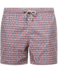 MC2 Saint Barth - Lobster-Print Swim Shorts - Lyst