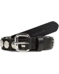 DSquared² - Stud-Embellished Leather Belt - Lyst