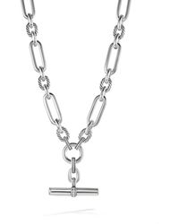 David Yurman - Lexington Halskette aus Sterlingsilber mit Diamant - Lyst