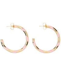 Aurelie Bidermann - Positano Hoop Earrings - Lyst