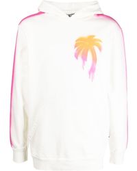 Palm Angels - I Love Pa Graffiti-Print Hoodie - Lyst