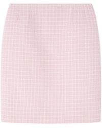Versace - Crontrasto Tweed Pencil Skirt - Lyst
