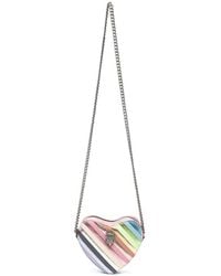 Kurt Geiger - Kensington Heart Striped Crossbody Bag - Lyst