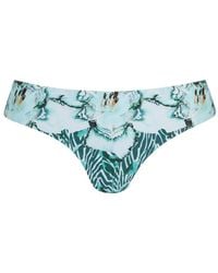 Temperley London - Liana Floral-Print Bikini Bottom - Lyst