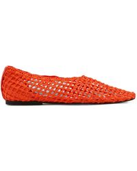 Proenza Schouler - Slant Crochet Ballerinas - Lyst