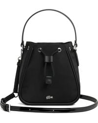 Lacoste - Borsa A Secchiello Con Coulisse E Logo - Lyst