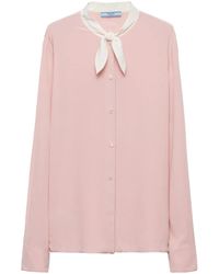 Prada - Button-Down Overhemd - Lyst