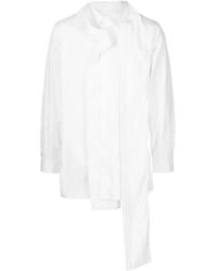 Yohji Yamamoto - Detachable-Collar Cotton Shirt - Lyst