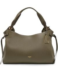 Lancel - Swann Grained Leather Tote Bag - Lyst