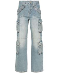 MISBHV - Jeans cargo Harness a vita bassa - Lyst