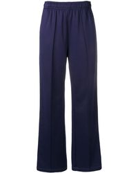 Marni Pantalones de chándal con raya lateral - Azul