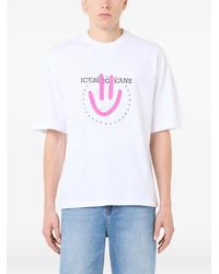 Iceberg - Smile-Print Cotton T-Shirt - Lyst