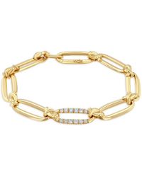 Lizzie Mandler - 18Ct Knot Diamond Bracelet - Lyst