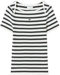 Claudie Pierlot - Breton Stripe Fine-Knit Top - Lyst