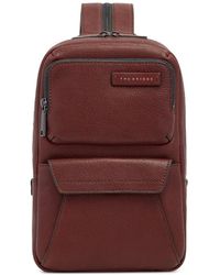 The Bridge - Leather Zip-Fastening Backpack - Lyst