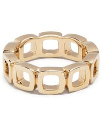 Tom Wood - 9Kt Cushion Band Open Ring - Lyst