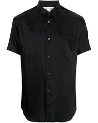 Comme des Garçons - Satin-Finish Short-Sleeve Shirt - Lyst