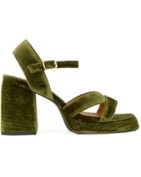 Castañer - Vero Velvet Sandals - Lyst